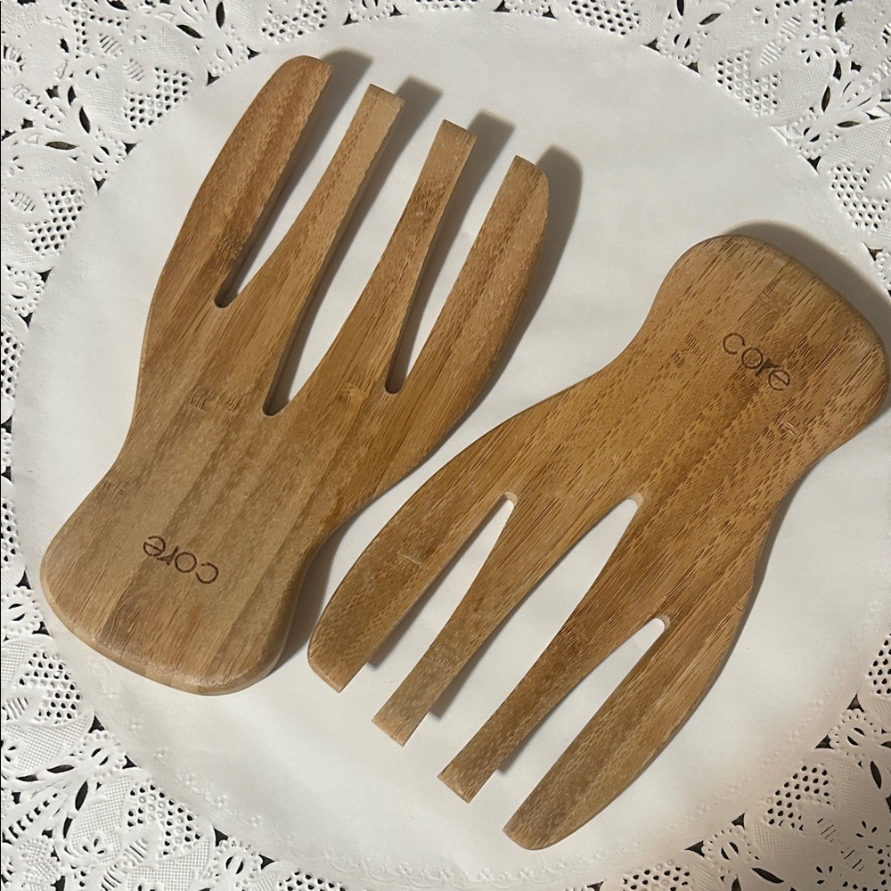 Wooden Salad Hands